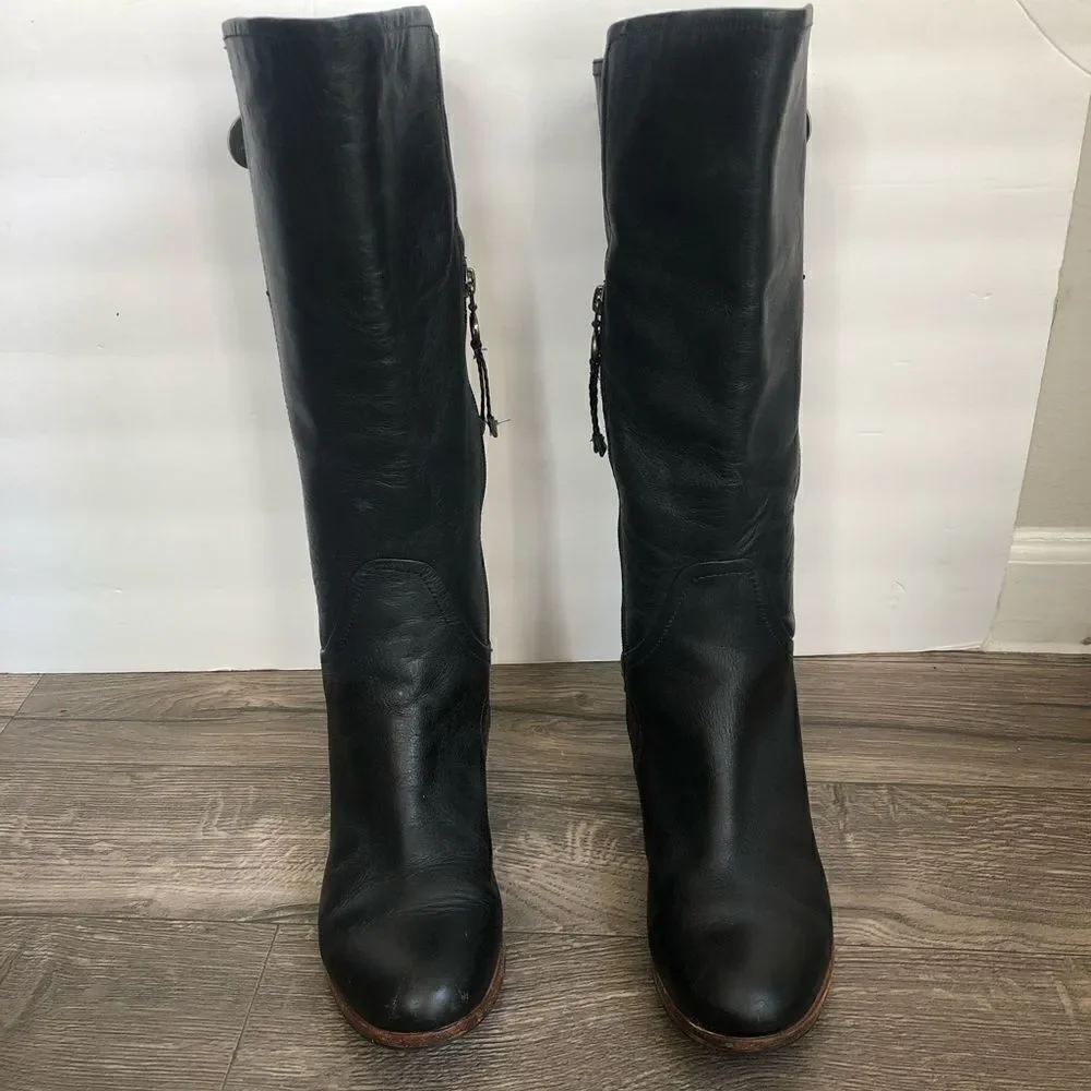 Revolve UGG Equestrian Amberlee Black knee high Riding Boots